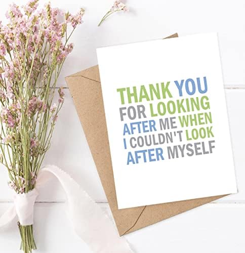 Подарък Картичка Емили с благодарност - Благодаря ви, Че Заботишься за мен - Благодаря на Съпруга си - Психично здраве - Благодаря ти Приятел - Благодаря ви за Вашата ?