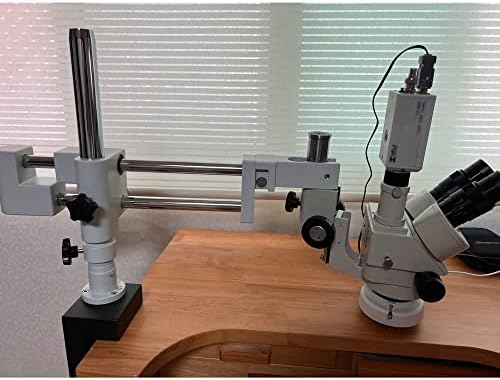 YDXNY Универсален Двоен Бум на Лабораторен и Промишлен Увеличение Тринокулярный Стереомикроскоп Поставка Притежателя Скоба Скоба 76 мм Аксесоари за Микроскопия (Цвя