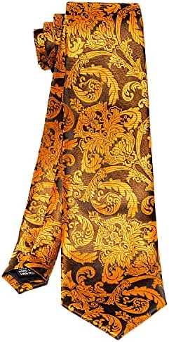 Мъжки Джобен Вратовръзка, Квадратни копчета за Ръкавели, Определени за Вратовръзка, Копринени Тъкани Вратовръзка със Скоба