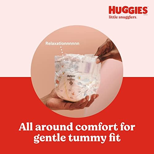 Бебешки пелени Huggies Little Snugglers, размер 4, 140 карата и бебешки кърпички Huggies Natural Care Sensitive, без мирис, 12 опаковки с