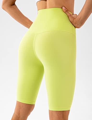 Къси панталони за йога Ukaste Women 's Studio Essential с висока засаждане, 8 / 10 - Мазни Меки къси Панталони За активни тренировки
