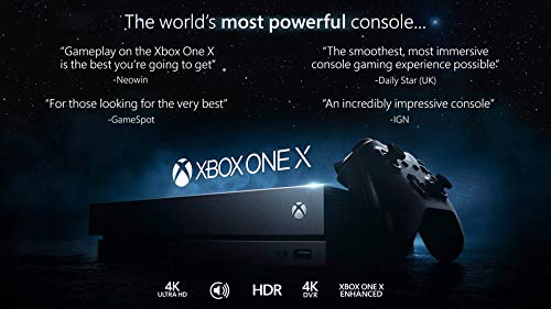 Конзолата на Microsoft Xbox One X обем 1 TB със слушалки за чат и пакет Forza Motorsport 6 (обновена)
