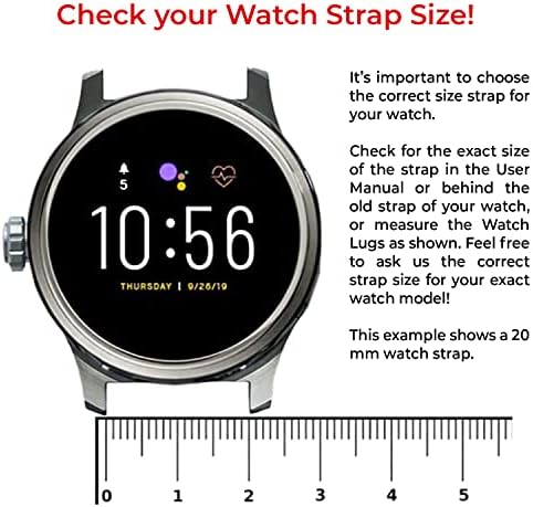 Быстросъемный каишка за часовник ONE ECHELON, Съвместим Със Силикон Сменен Каишка за smart-часовници Armani Exchange Drexler