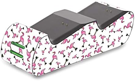 Кожата MightySkins е Съвместим със зарядно устройство за контролер Fosmon Xbox - Cool Flamingo | Защитно, здрава и уникална