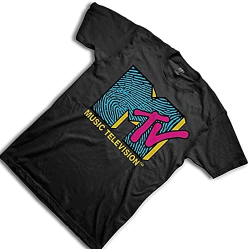 Мъжка риза MTV с пръстов отпечатък - TBT Мъжки Дрехи 1980 - искам да си тениска