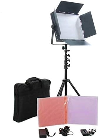 Безплатен чанта GOWE два цвята 2 X 900 Led Светлини Видеопанели камера с led video light