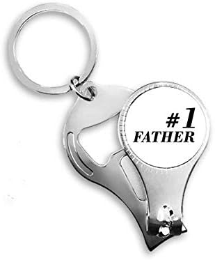 № 1 от Баща Фестивал на Татко Цитат Ножица за Нокти Халка Ключодържател Отварачка за Бутилки Машина За рязане