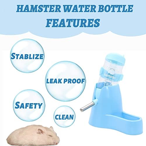 Бутилка за питейна вода за хамстер Litewoo, играчка-тунел за хамстер