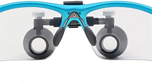 Бинокулярная лупа GRETD 2.5 X Стоматологичен лупа с Световыми очила за защита на точки на голямо работно разстояние (Цвят: C размер на:
