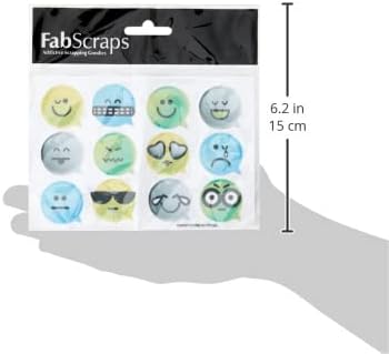 FabScraps ST80 002#Винил за тийнейджъри, Эмодзи, Многоцветни