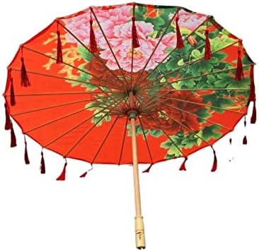 Чадър от Маслена хартия-Дантелен чадър за китайското Танцово представяне, Класически чадър От Маслена хартия Ханфу, Страхотна Древен чадър