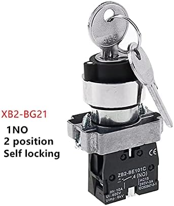 MAMZ XB2-BG21 XB2-BG33 XB2-BG53 Дръжка за управление ключ Ключ 1NO/2NO 2/3-позиционен самостоятелно блокиране/самосбрасывающийся ключ 22 мм