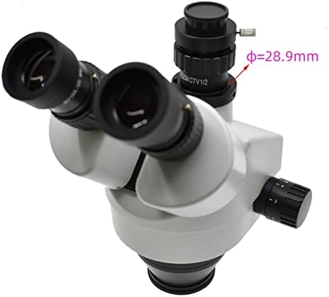 Комплект аксесоари за микроскоп DEIOVR за възрастни, обектив Адаптер 0.5 X C-Mount 1/2 1/3 CTV-Адаптер за Тринокулярного Стереомикроскопа