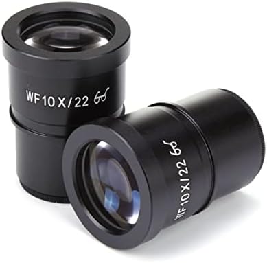 Аксесоари за микроскоп 2 бр. Окуляры микроскоп WF20X Обектив за стереомикроскопа с широк зрителен 10 мм Обектив за фокусиращ Лабораторни Консумативи (Цвят: WF20X MS30.5mm)
