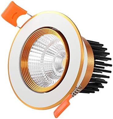 OKLUCK Ултра-Трицветна led-Вградени прожектор с Антирефлексно покритие CRI90 Led-Вградени лампа CRI90 с регулируем ъгъл на наклон от 30 ° COB Лампа-Вградени тавана лампа за сало?