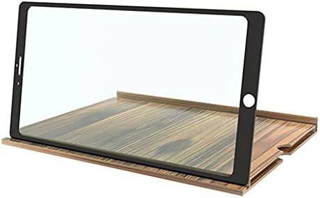 XJJZS 3X 4X 12-Инчов дървени Гранули Хоризонтален и вертикален екран с Двойно Предназначение Лупа на екрана на мобилен телефон