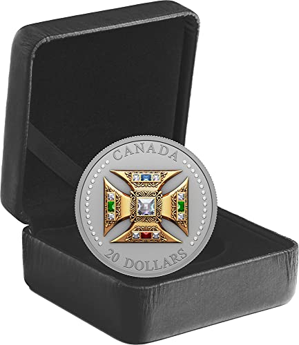 2023 DE Edward Crown PowerCoin St Сребърна монета от 20$ Канада 2023 31,39 Gr Proof