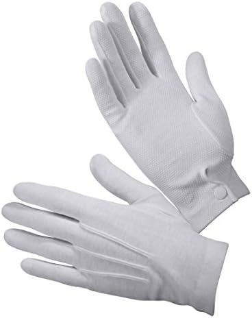 Тържествено Ръкавици Rothco Gripper Dot Бял цвят, Среден размер
