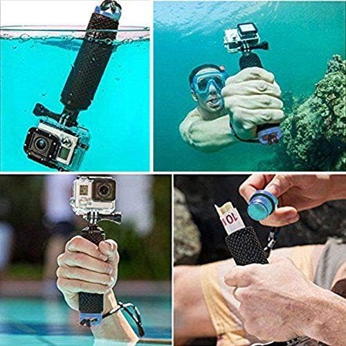 Водоустойчива екшън камера Navitech с плаващ ръчно монтиране на статив и плаваща дръжка, която е съвместима с Olfi one.Пет Екшън