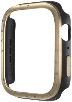 Калъф за часа CASETiFY Impact (Матиран алуминий bezel), съвместим с Apple Watch серия 7-8-45 мм - Розово злато