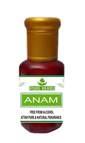 Anam АТТАР от чисти билки, без съдържание на алкохол за мъже, подходящ за специални случаи, партита и ежедневна употреба 100 мл
