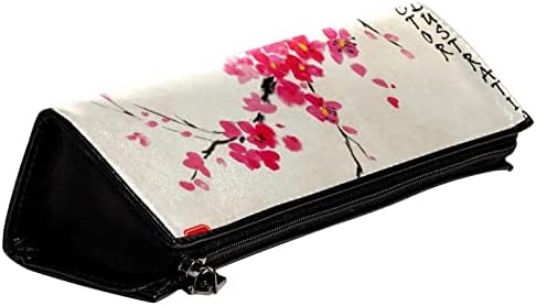TBOUOBT Косметичка За Грим, Пътна Косметичка, Bag-Чанта, дамска чанта с цип, Черешов Цвят в Традиционен Японски Стил