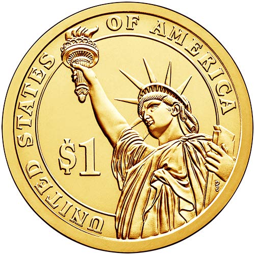 D Позицията на A $ 1 BU Избор на председателите на долара Роналд Рейгън, На монетния двор на САЩ, Без да се прибягва