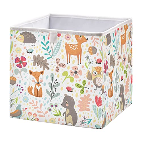Кутия за съхранение на кубчета с горски животни, Сгъваеми кутии за съхранение, Водоустойчив кош за играчки, органайзер за кубчета, кутии за