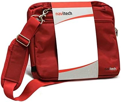 Калъф / чанта за таблет Navitech Red, който е Съвместим с графичен таблета Monoprice размер 10 x 6,25 инча за рисуване