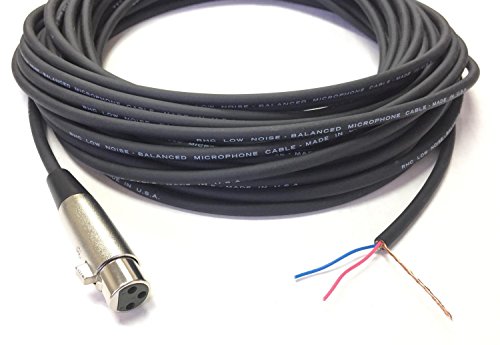 6-Инчов 3-пинов XLR за затупления икономично кабел с помощта на специален кабел за връзка