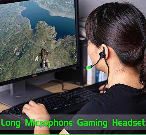 Кабел слот слушалки с регулируем микрофон за PS4, преносим компютър, мобилен телефон, слушалки DLAND E-Sport мобилните торби за слушалки,