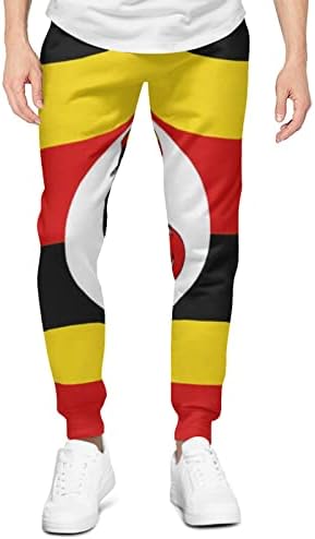 Мъжки спортен костюм от 2 теми, Hoody с качулка в стил Рустикального афро-Rasta-Канада с Шарени Листа, Комплект Спортни Панталони,