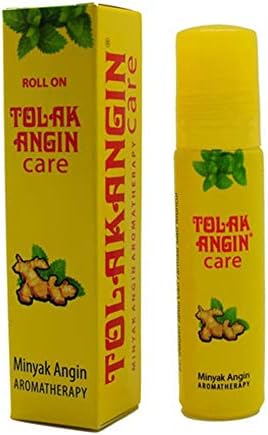 Лечебен Руло Sido Muncul Tolak Angin Care с Ароматерапевтическим масло, 10 мл (опаковка от 3 броя)