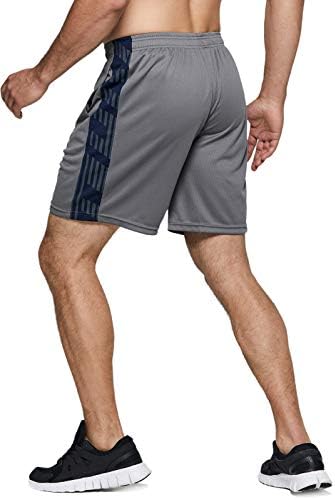 Мъжки къси панталони за активно баскетбол ATHLIO 1, 2 или 3 опаковки, Шорти за бягане във фитнеса, бързо съхнещи Окото Спортни къси
