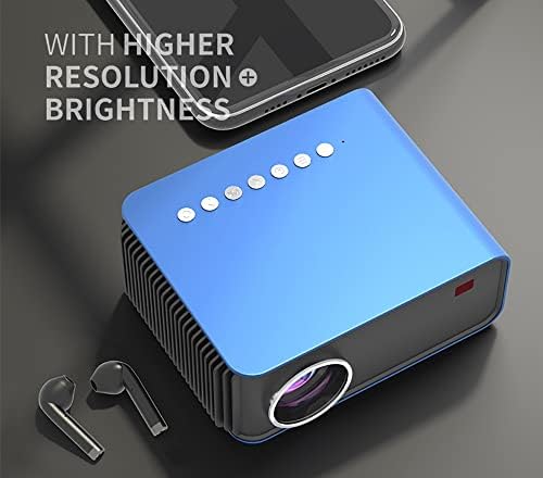 LDCHNH T4 Мини проектор 3600 Лумена С Поддръжка на Full 1080P led Проектор с голям екран, Преносим за домашно кино Smart