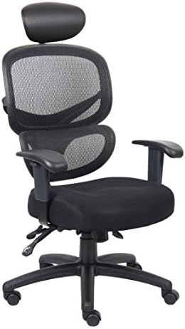 Многофункционално работно стол Boss Office Products с облегалката за глава в черен цвят