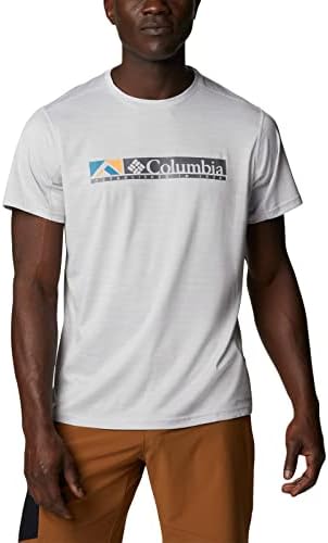 Columbia Мъжка тениска Alpine Chill Zero с графичен Модел с Къс ръкав