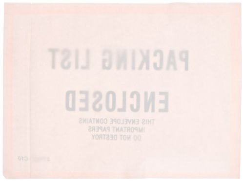 Оранжеви пакети за документи на лепило страна с надписи Опаковъчен лист, приложен, Важни документи, а Не унищожи, на 4 1/2 x 6 за