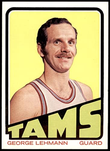 1972 Topps 211 Джордж Леман Мемфис Тэмс (Професионалисти) (Баскетболно карта) в Ню Йорк Тэмс (Професионалисти) на Университета Кембъл