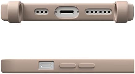 Калъф ZTOFERA по рамото за iPhone 13 / iPhone 14 с каишка на съвсем малък, Регулируема Въже, Мек калъф от Течен силикон за iPhone 13 / iPhone 14 6,1 инча-Кафяв