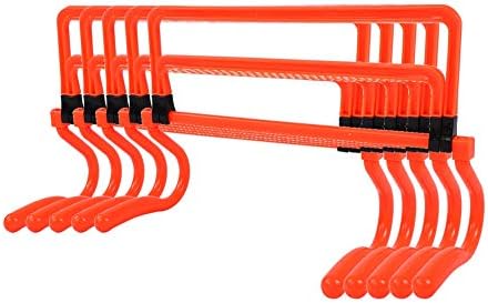 Vifemify 5 Опаковки Ярко-Оранжев Устойчив PVC Материал Футболно Тренировъчно Оборудване С променлива Скорост на преминаване