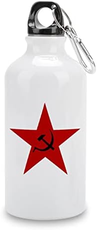 Комунистически СССР Алуминиеви Спортни Бутилки за Еднократна Употреба Запечатани Велосипедна Фляжка За Вода с Винт на Капака