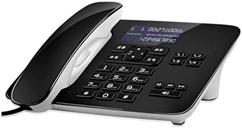Кабелен телефон KJHD - Телефон - Телефон в стил ретро-Новост - Минибар-Телефон с номер на обаждащия се, монтиран на стената телефон,