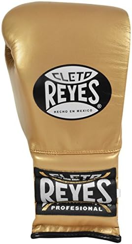 Спортни Боксови ръкавици Клето Рейес с Традиционната шнур - Чисто Злато,