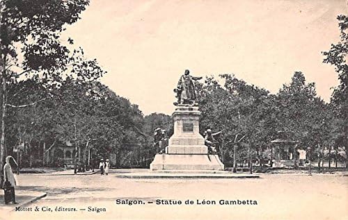 Статуята На Леона Гамбетты Сайгон Виетнам, Виетнамски Картичка