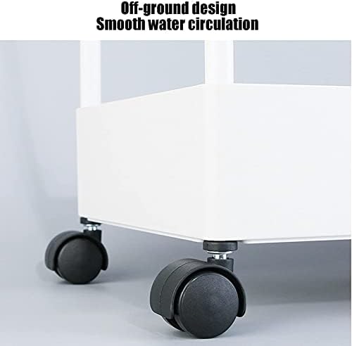 Свилен Xian Лек и издръжлив Рафтове за съхранение на Тоалетни Водоустойчив Тесен Шкаф Прибиращ Количка за съхранение на Многофункционален Страничен