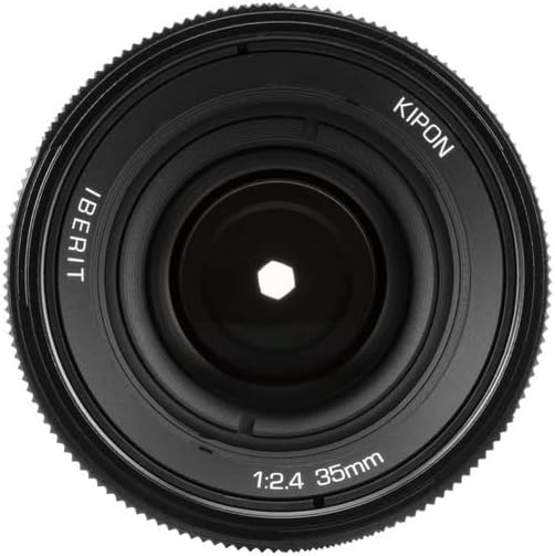 Обектив Kipon IBERIT 35mm f / 2.4 за Fujifilm X, черен