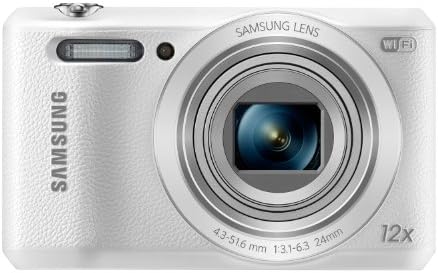 Samsung WB35F 16,2-Мегапикселов Цифров фотоапарат Smart WiFi & NFC с 12-кратно оптично увеличение и 2,7-инчов LCD дисплей (бял)