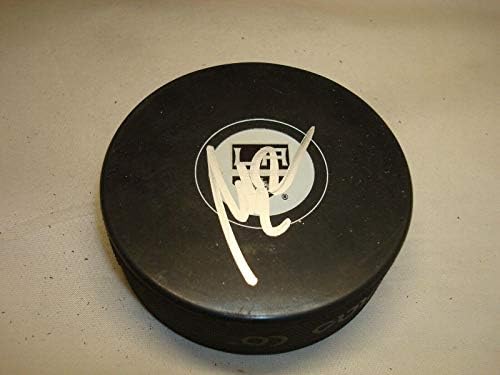 Хокейна шайба на Мат Грийн Лос Анджелис Кингс с автограф от 1B - за Миене на НХЛ с автограф