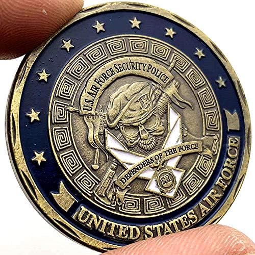 Сувенирни Монети Полицията за сигурност на САЩ с бронзов покритие Defenders of The Force Монета Повикване Архангел